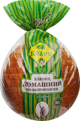 Хлебец КОЛОС Домашний по-белгородски, в нарезке, 500г