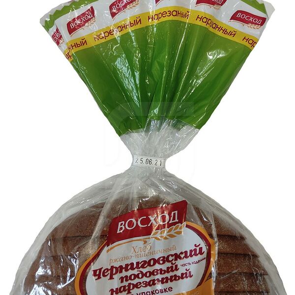 Хлеб ржано-пшеничный Восход Черниговский в нарезке