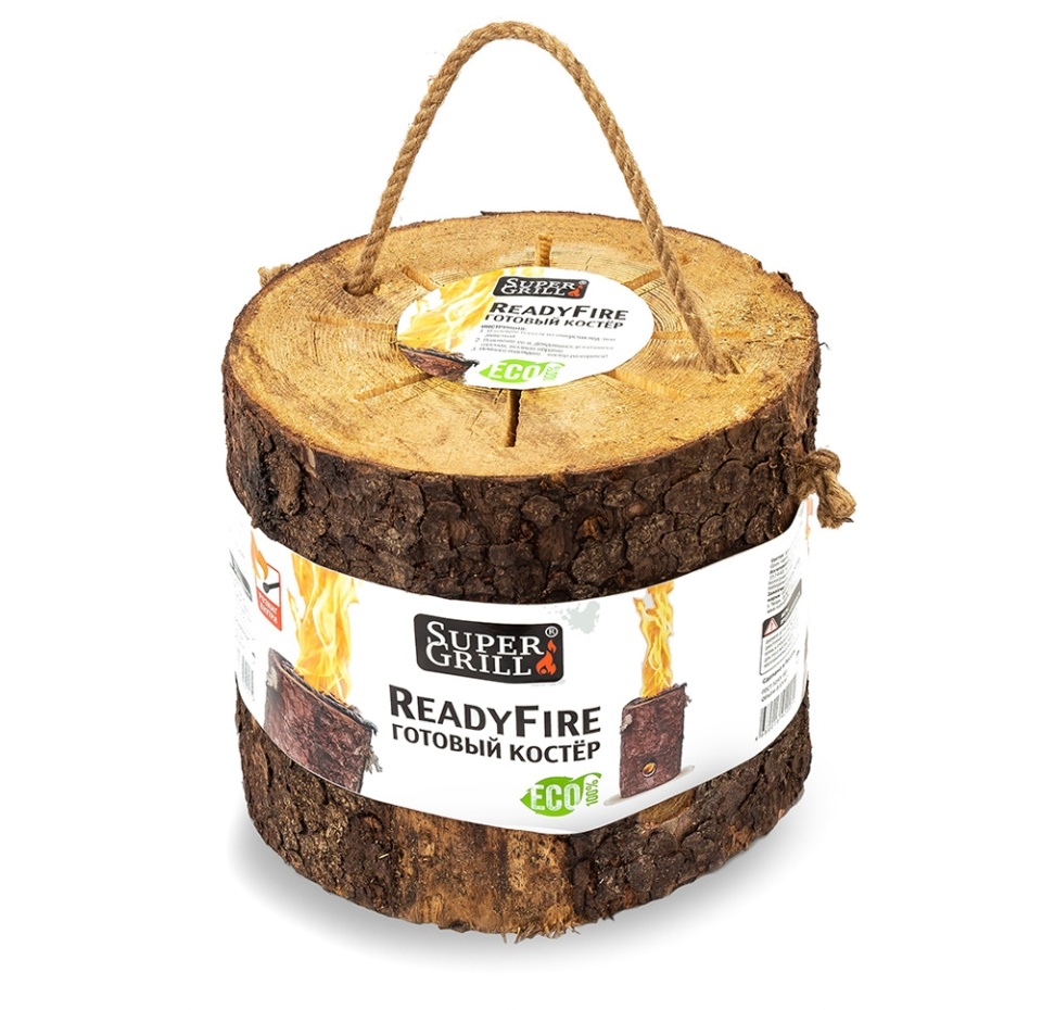 

Готовый костер SuperGrill Ready Fire, 25х20х20 см