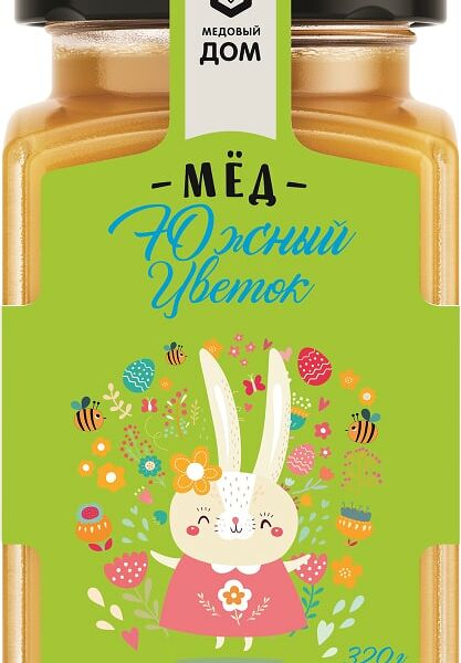 Мед Медовый дом Южный Цветок 320г