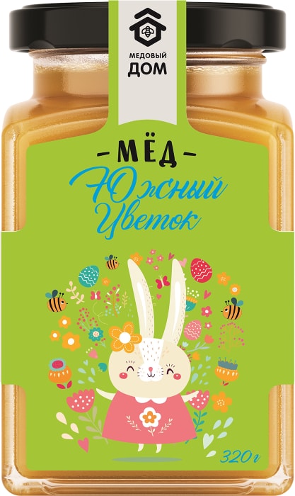 

Мед Медовый дом Южный Цветок 320 г