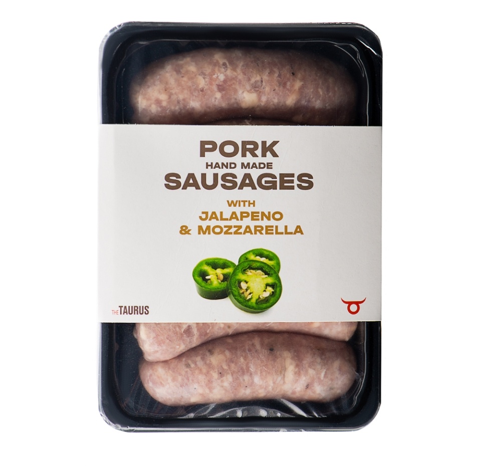 

Колбаски из свинины с халапеньо и моцареллой охлажденные Taurus Россия