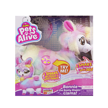 

Игрушка со звуковыми эффектами "Лама" Zuru PetsAlive, Китай