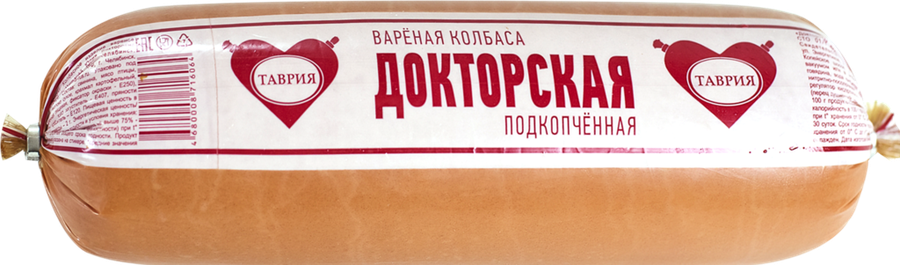 

Колбаса ТАВРИЯ Докторская подкопченная вар. м/а вес