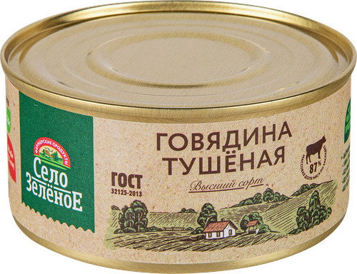 Говядина тушеная Село Зеленое, 325 г