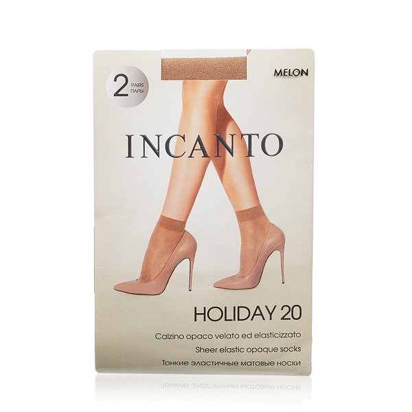 Носки женские Incanto Holiday бежевые 2 пары 20 den