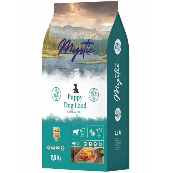 Сухой корм для щенков Mystic Puppy Dog Food Lamb & Rice с ягненком и рисом