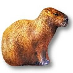 Игрушка мягконабивная Капибара 30см