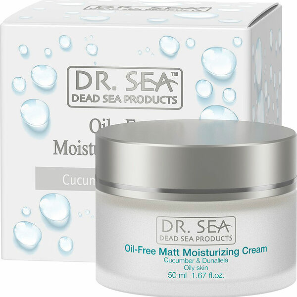 Крем для лица Dr. Sea матирующий с экстрактами огурца и дуналиеллы