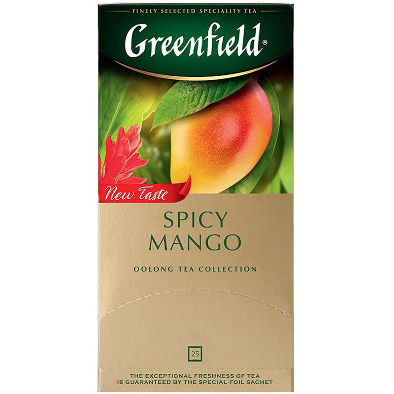 

Чай зеленый Greenfield Oolong Spicy Mango 37.5 г