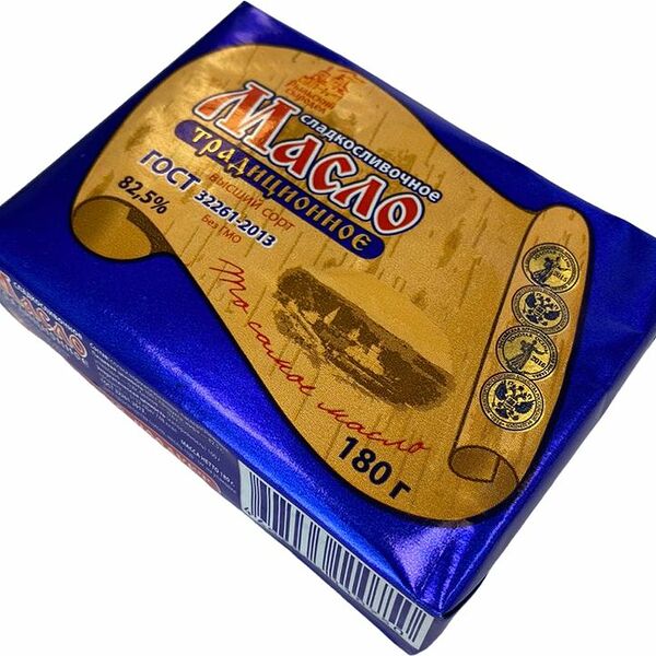 Масло Рыльский сыродел сладкосливочное, 82,5%