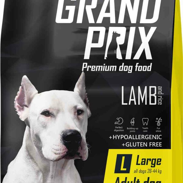 Корм для собак крупных пород Grand Prix Adult Large с ягнёнком и рисом