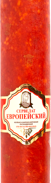 Колбаса МК ОБСКОЙ Сервелат Европейский в/к вес 