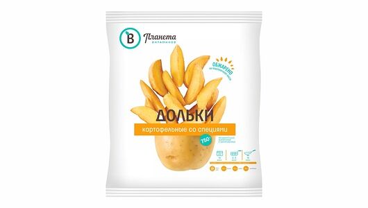 Картофельные дольки Планета Витаминов со специями (Продукт замороженный)