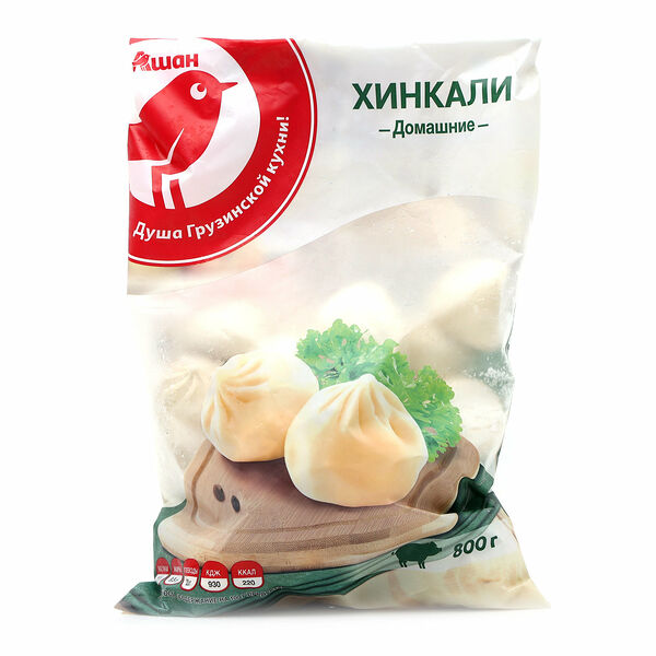 Хинкали свино-говяжьи АШАН Красная птица 