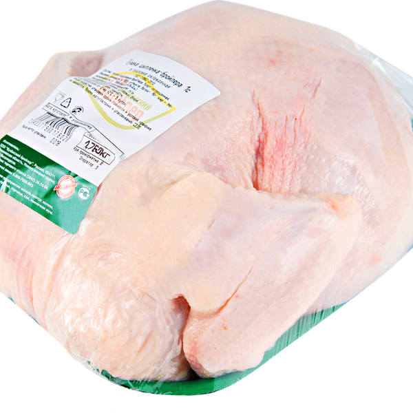 Тушка цыпленка-бройлера КУЗБАССКИЙ БРОЙЛЕР 1с охлажденная подложка вес