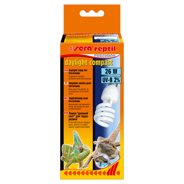 Sera Лампа Reptil Daylight Compact UV-B 2% 26 W