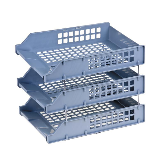 Набор Aro сборный из 3 горизонтальных лотков, серый