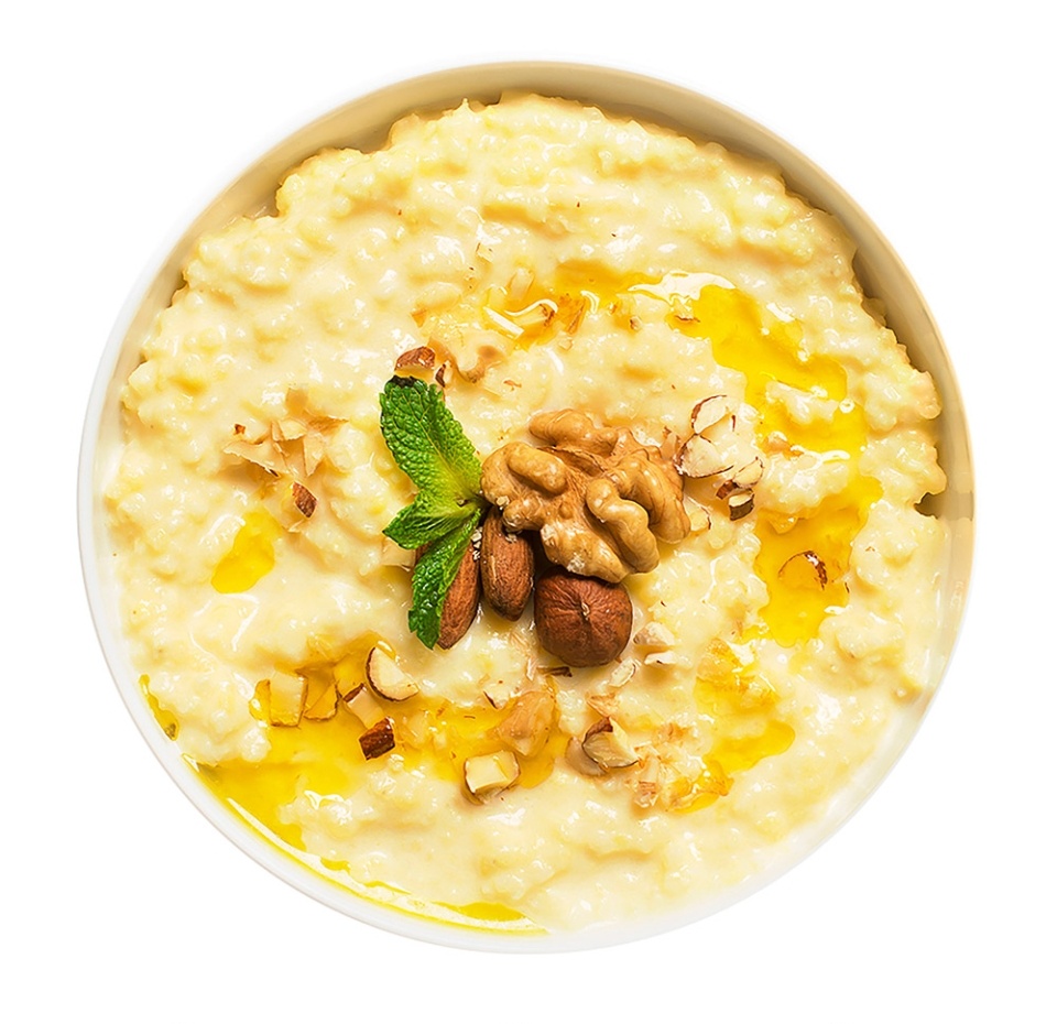 

Каша пшеничная на безлактозном молоке с инжиром 190/30г