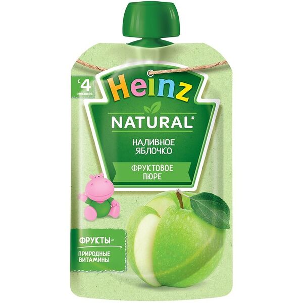 Пюре Heinz Наливное яблоко с 4 месяцев, 100г