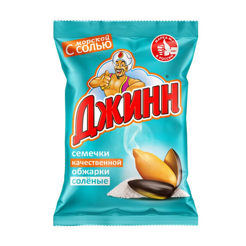 

Семечки подсолнечника жареные Джинн с морской солью