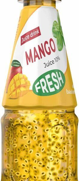 Напиток безалкогольный Fresh Манго с семенами базилика негазированный