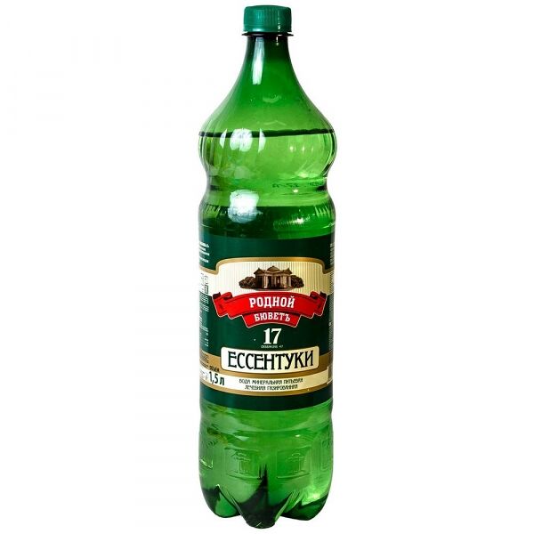 Вода минеральная Родной Бюветъ Ессентуки-17 газированная
