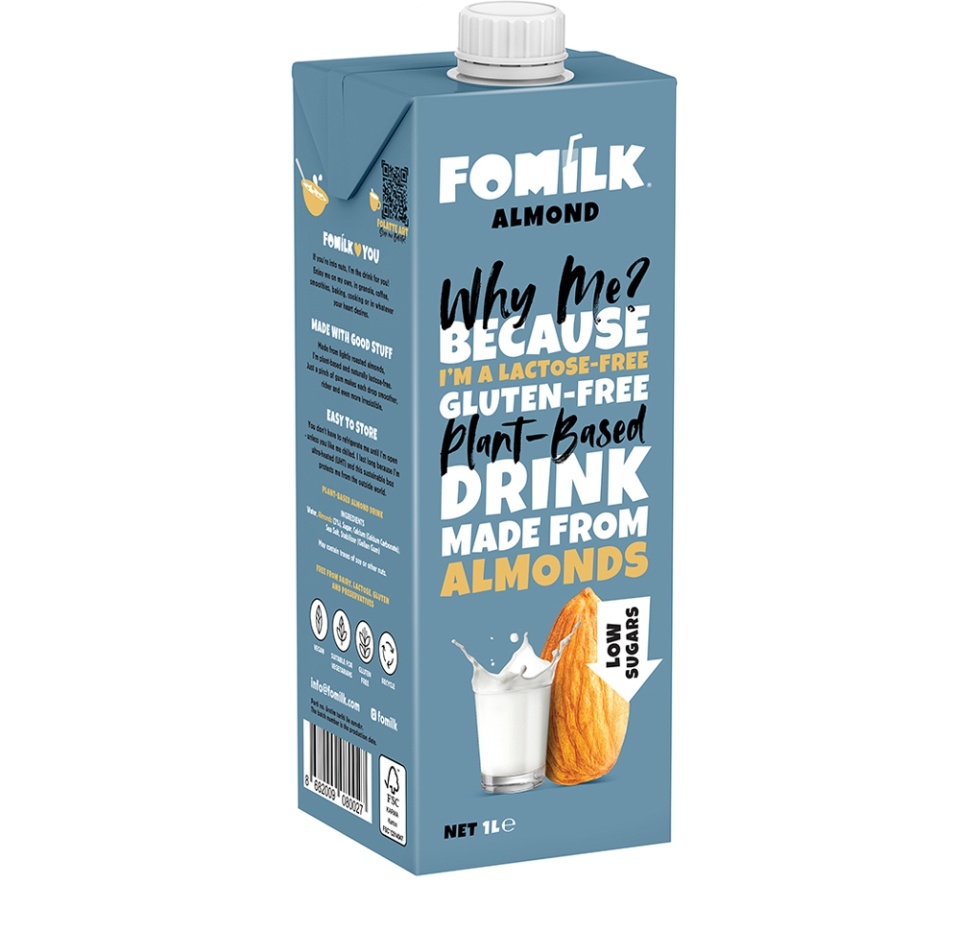 

Напиток миндальный FOMILK 1л, Испания