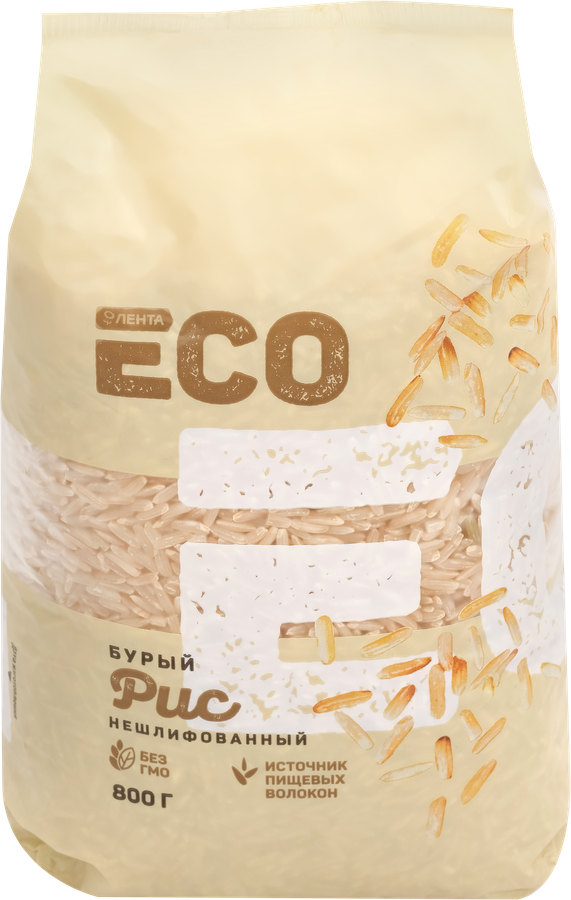 

Рис бурый ЛЕНТА ECO нешлифованный, 1-й сорт