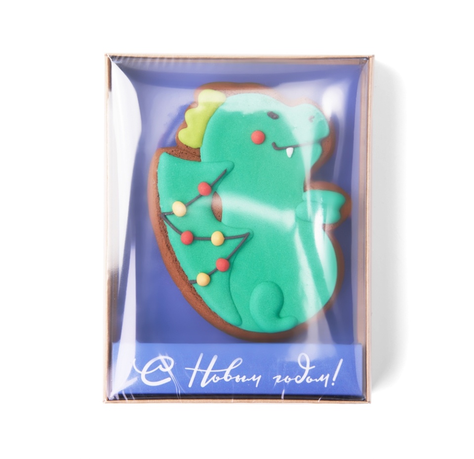 

Пряник шоколадный Азбука Вкуса Символ года Дракоша цвет в ассортименте 60 г