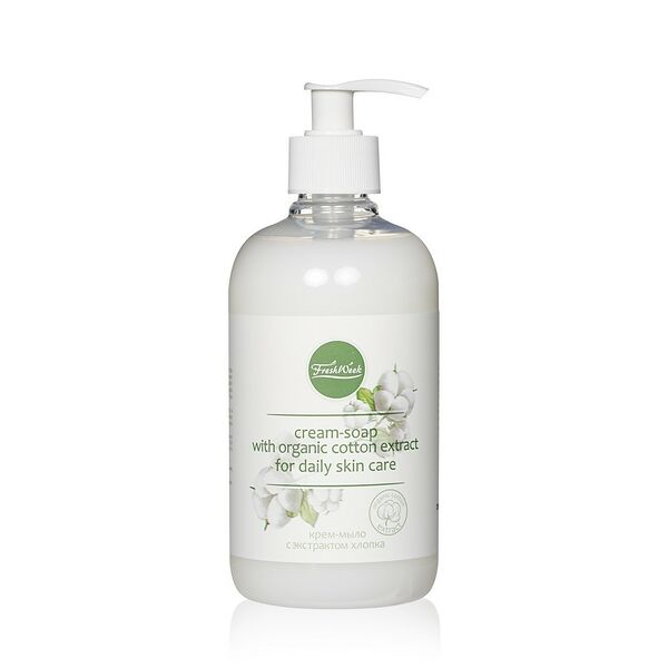 Жидкое крем - мыло FreshWeek с экстрактом хлопка 460 мл