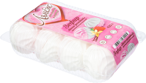 

Зефир Нева Лянеж бело-розовый, 420г