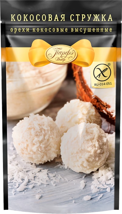 

Стружка кокосовая Парфэ Декор белая, 60 г