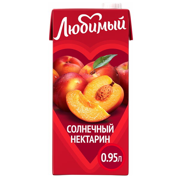 Нектар Любимый Солнечный нектарин 0.95 л