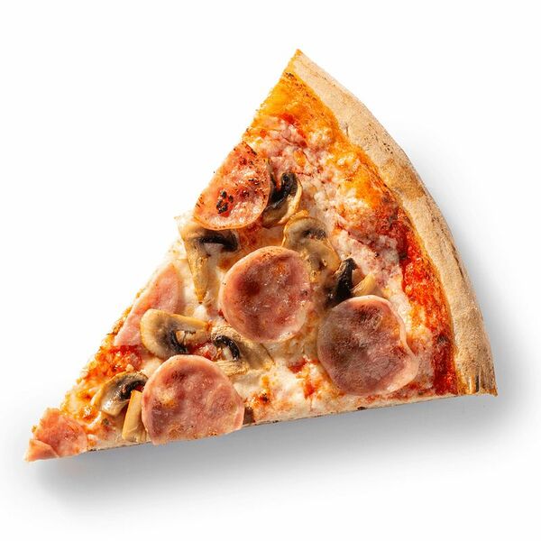 Пицца Ветчина-грибы кусок