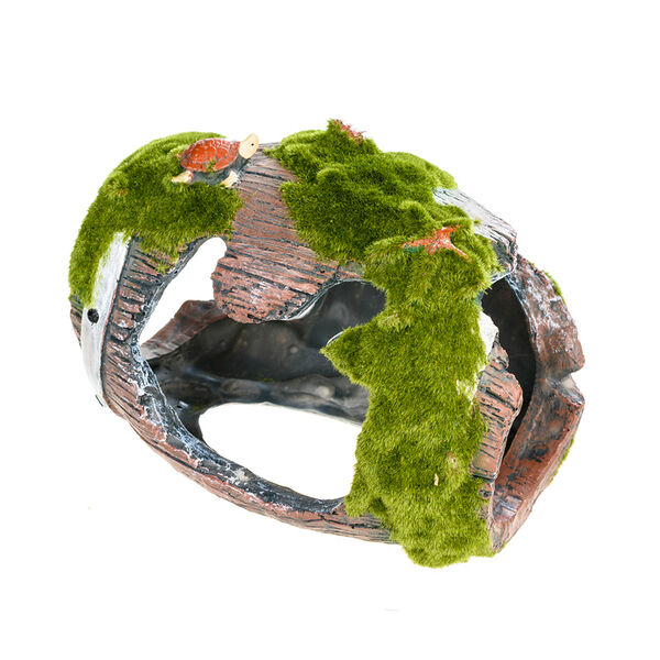 Бочка с мхом 21*15*16см