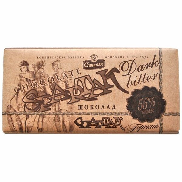 Шоколад горький Спартак какао 56%