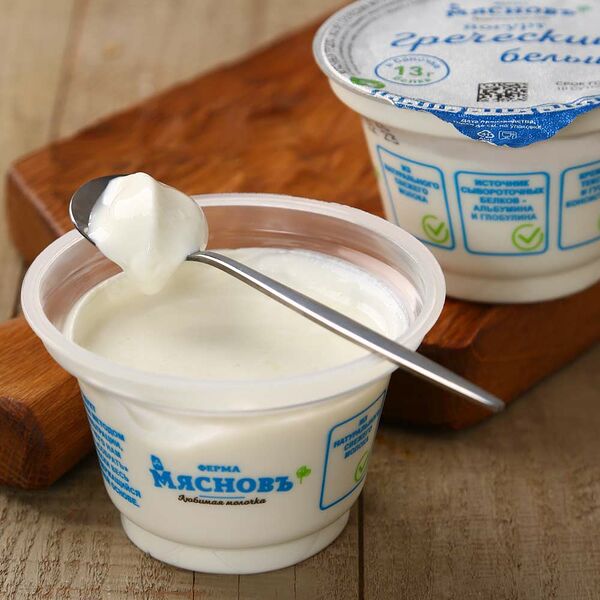 Йогурт греческий 4,6% МясновЪ Ферма от КуулКлевер 150 г