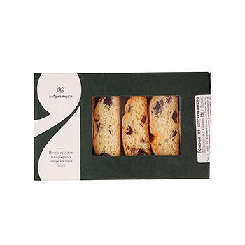 Печенье от шеф-кондитера АВ Бискотти с клюквой 190 г, Россия