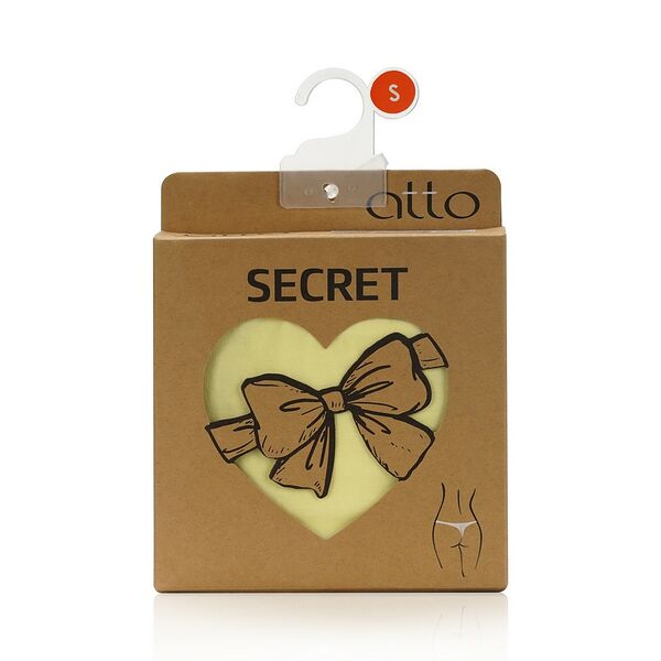 Женские трусы-стринги Atto Secret, желтые, S