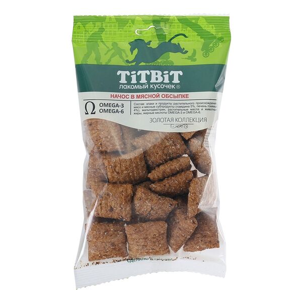 TiTBiT Начос в мясной обсыпке для собак Золотая коллекция Говядина