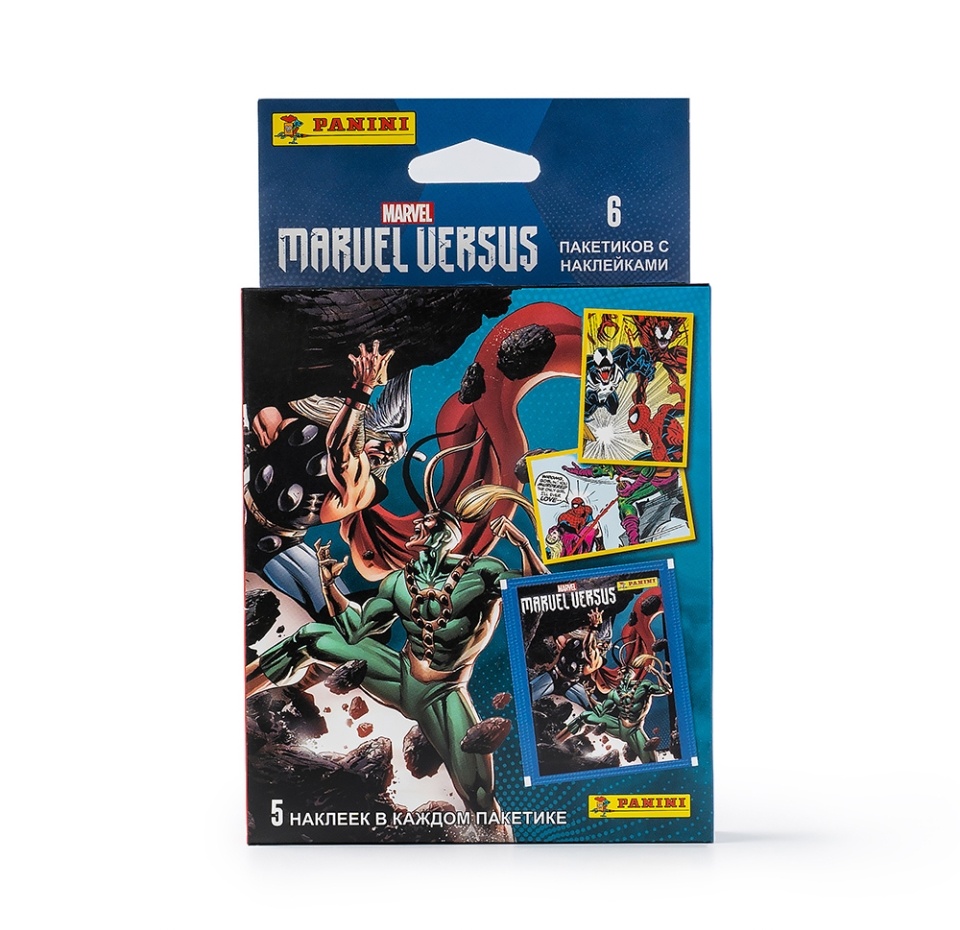 

Наклейки коллекционные Marvel Versus в блистере Panini 30 шт.