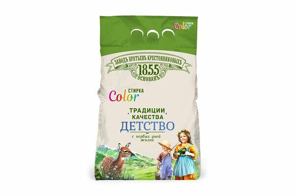 Стиральный порошок для детского белья Традиции качества Color Автомат