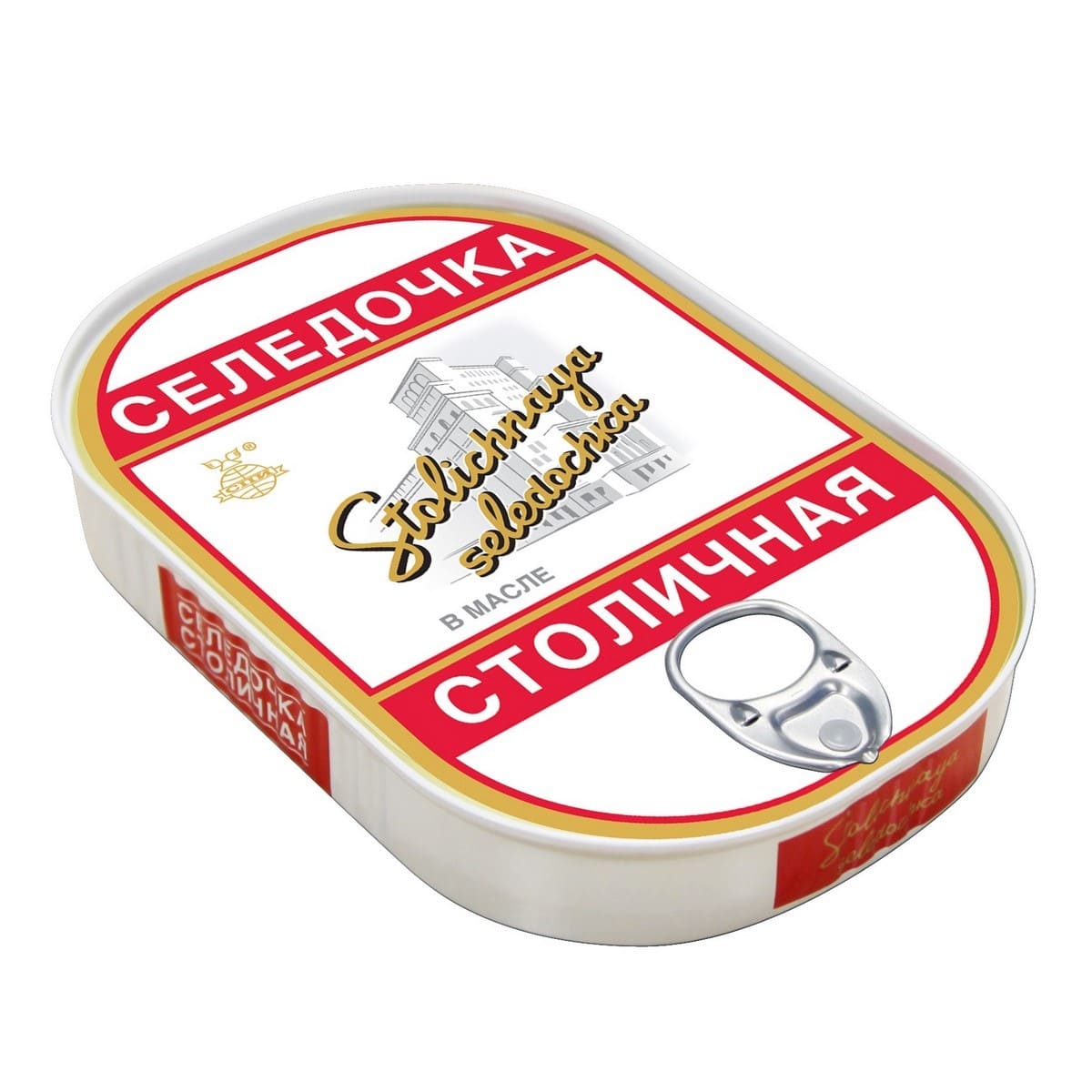 

Сельдь атлантическая Stolichnaya филе-кусочки в масле 200 г