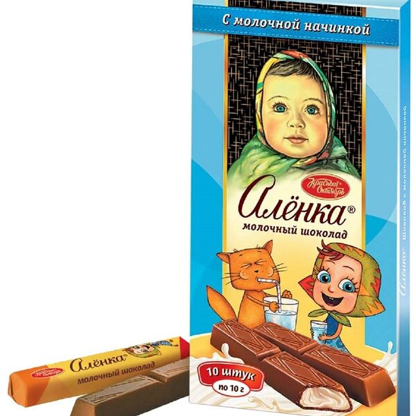 Шоколад Аленка Молочный порционный 100г