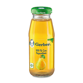 

Сок Gerber грушевый с 4 месяцев