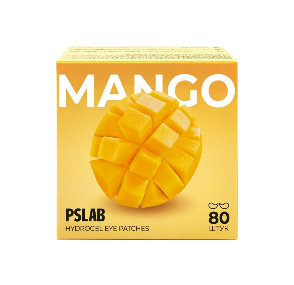 

Патчи для глаз PSLAB Re-fresh против следов усталости с экстрактом манго 80 шт