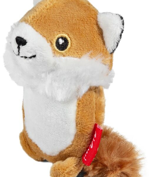 Игрушка для собак GiGwi Лисичка с пищалками 9см