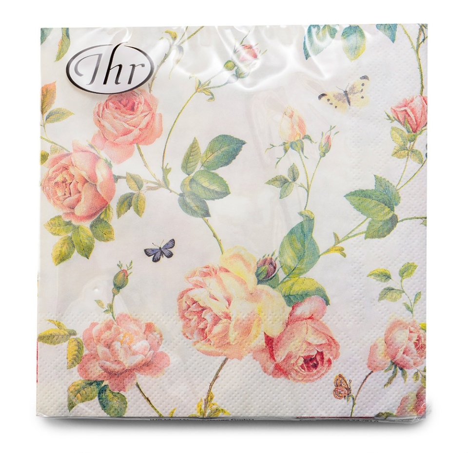 

Салфетки IHR New rambling rose cream 33х33 см 20 шт