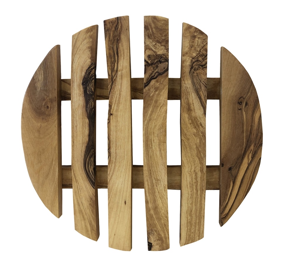 

Подставка круглая решетчатая из оливкового дерева Casa dell Arte, Италия